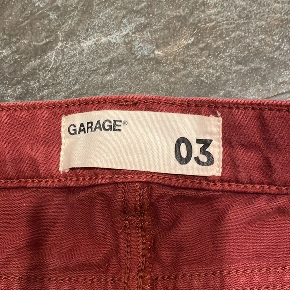 Garage, rusty red, booty shorts - Picture 7 of 10